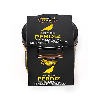 Er Pichi de Cai - Paté de Perdiz de Campo al aroma de Tomillo Cazorla Gourmet Premium 110 g - pate perdiz campo cazorla guormet premium